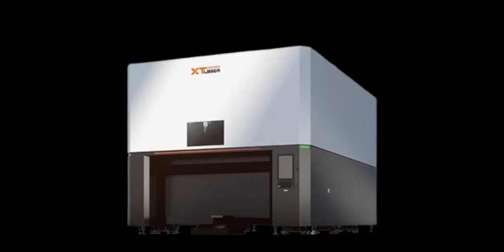XT Laser TF sorozat 3D 5-tengelyes lézervágó zárt géptesttel — térbeli alkatrészek autóipari és aerospace megmunkálására